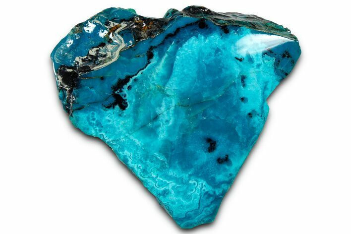 Polished Atacama Blue Opal (Chrysocolla & Opal) - Chile #362267